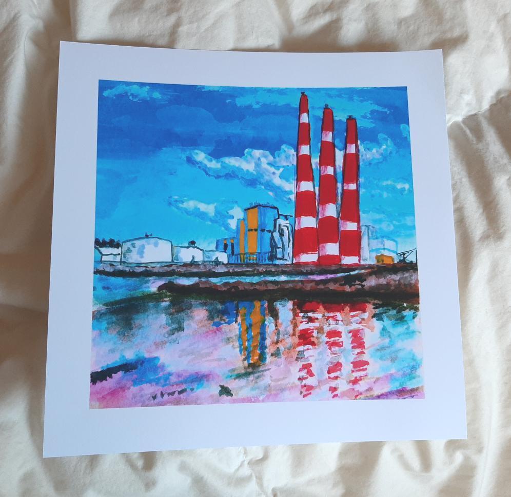 Dartmouth Stacks Fine Art Print