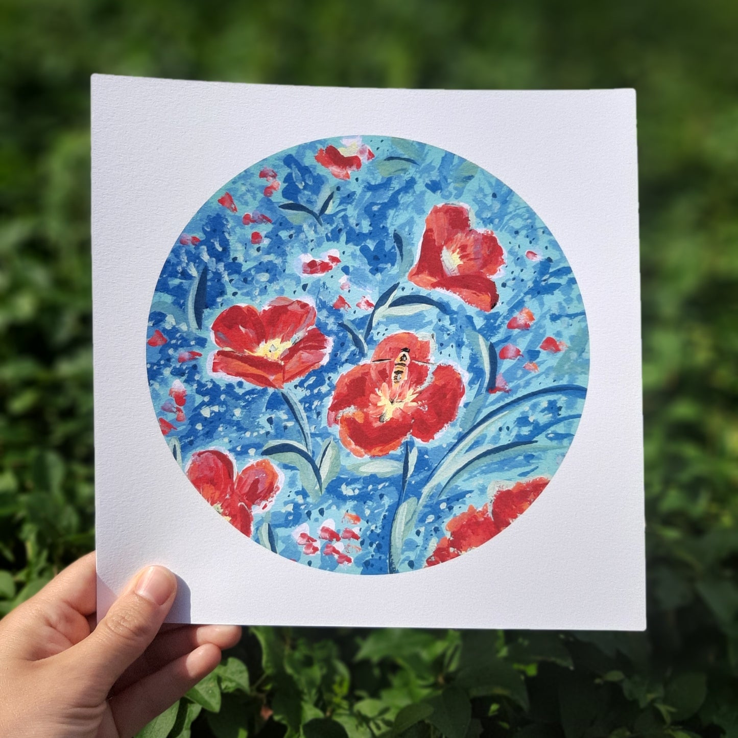 Happy Bee fine art print