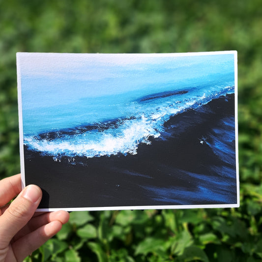 Crashing fine art print