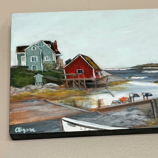 Plein air Peggy’s Cove Festival of the Arts painting