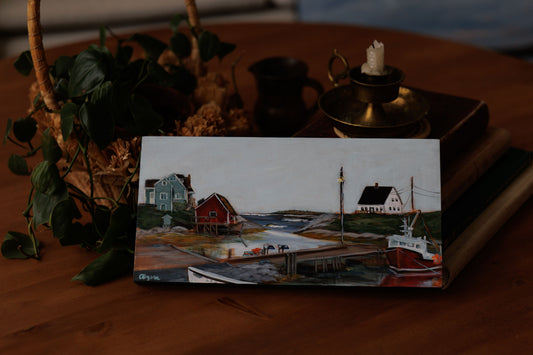 Plein air Peggy’s Cove Festival of the Arts painting